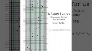 A Time for Us — Nino Rota | tabs for 17-keys kalimba | табулатура для калимбы 17 язычков