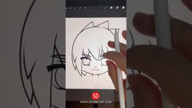 Draw Chibi Sasuke Uchiha | Naruto anime Drawing | Easy step-by-step