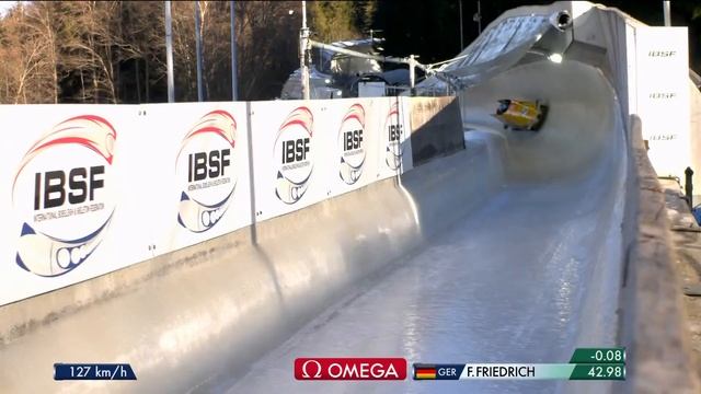 BMW IBSF Worldcup 8, 4 men bobsleigh Heat 1 Innsbruck смотреть онлайн