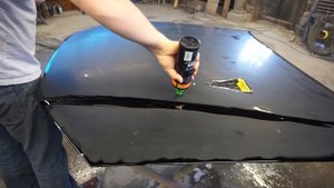 Полировка черного капота -ТЕСТ FESTOOL 5010