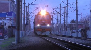 Поезда на перегоне Краснодар-1 — Краснодар-Сорт и злые бригады