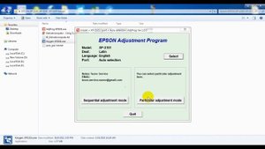 How to Reset Epson XP-2100, XP-2101, XP-2105, EW-052A Adjustment Program, Waste ink pad counter