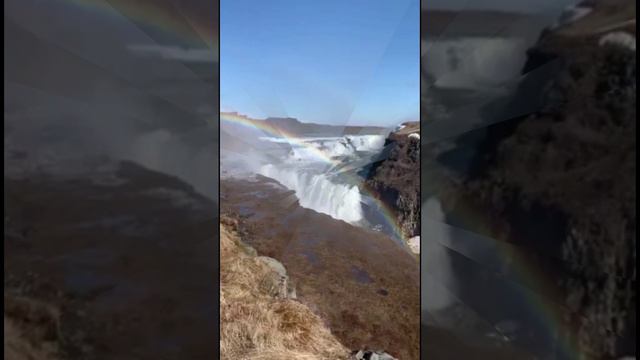 Исландия. Водопад Гульфосс.