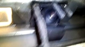 Самодельная шторка камеры заднего вида, проверка зимой