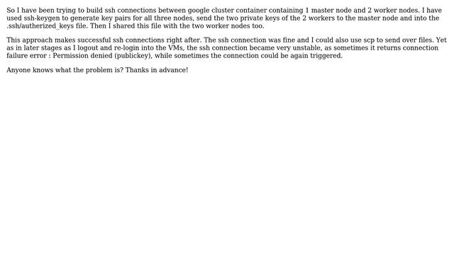 ssh connection error "Permission denied (publickey)" смотреть онлайн