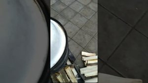 Коптильня из дисков. Проба рыбки прошла успешно.?