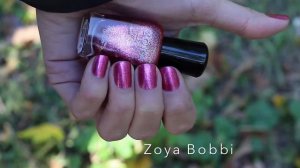 Zoya Bobbi swatches