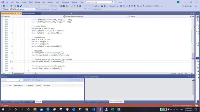 How to create a line chart in a WPF/UWP app using C# and XAML смотреть онлайн