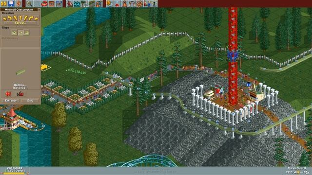 RollerCoaster Tycoon Deluxe - Evergreen Gardens [HD] (Hasbro Interactive) (1999/2002) смотреть онлайн