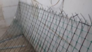 Тёплый пол в перепелятник, испытания в воздущной среде, до заливки бетона.