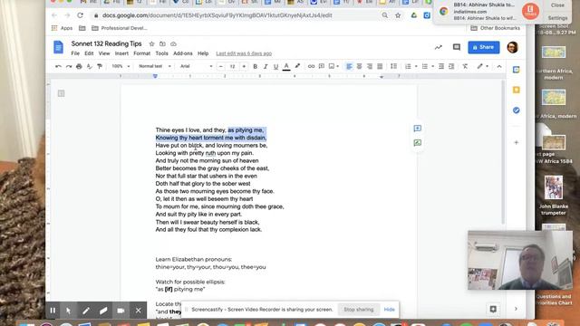 Sonnet 132 Reading Tips смотреть онлайн