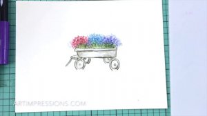 Ai Watercolor - Garden Wagon