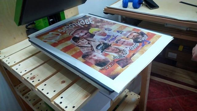 Футболка готова. Сублимированная печать на одежде.