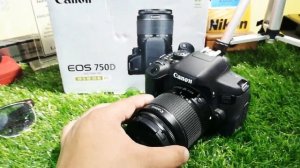 Canon 750D Used Complete Box Like New Condition at Karachi Camera Center