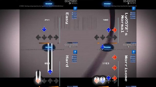 [Osu!Mania] NAKAKAPAGPABAGABAG - Dasu feat. Kagamine Len (4-Way Beatmap Preview) смотреть онлайн