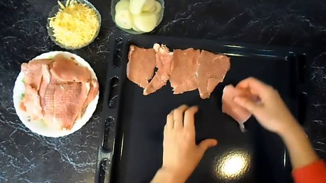 Приготовление Мяса по Французски! Вкусный Рецепт в духовке! #ЛЮБЛЮГОТОВИТЬ