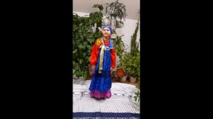 Катя Сметанина. Коми-зырянская песня "Уна блин ме пэжала" ("Много блинов я напеку").