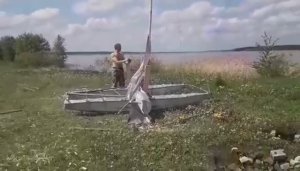 Самодельный парусный Катамаран 01