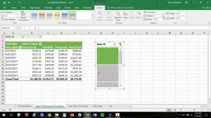 MS Excel 2016 Re-Sizing Slicer Buttons