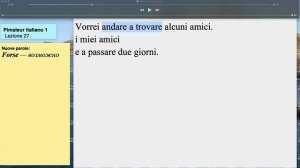 Итальянский (часть 1 урок 27) по методу Пимслера (с комментариями от УчРобота)