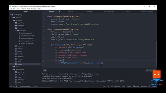 Django Full Stack Web Development #5 | Create Retrieve Update Delete (CRUD) views