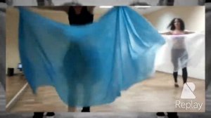 Восточные танцы. Фрагмент урока Связка с платком