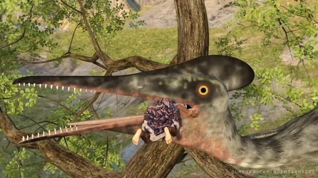 Vore Animation: Pterodactyl Eats Esmeralda смотреть онлайн