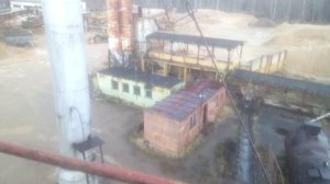 Асфальтовый завод сверху