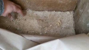 Утепление стен опилками.