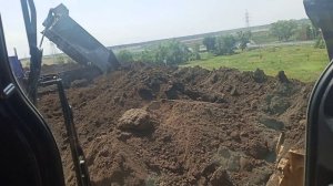 разработка накопителя бульдозером