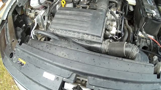 Очистка впускных клапанов и промывка впуска и дросселя EA 211 тигуан смотреть онлайн