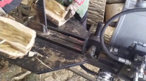 Дровокол гидравлический, самодельный.