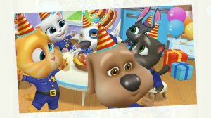 HAPPY BIRTHDAY!! 🎂🍭🍩🍬 HANK BEN ANGELA BECCA | MY TALKING TOM AND FRIENDS 😎❤️ | Amoeba Riddles