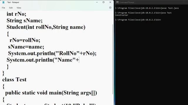 Constructor in Java || Types Of Constructor