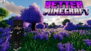 ВЫЖИВАНИЕ С  СБОРКОЙ BETTER MINECRAFT !  УЛУЧШЕННЫЙ МАЙНКРАФТ  #1