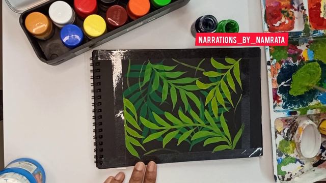 Poster colours painting | kids activity | painting tutorial | lilly flowers | pink flower painting