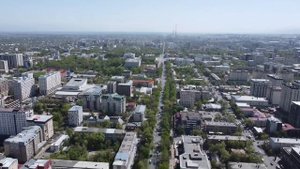 Город Бишкек с высоты птичьего полёта ???