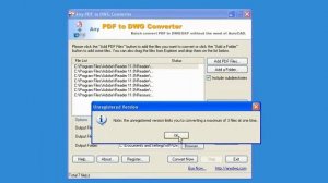 How to use Any PDF to DWG Converter