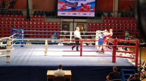 Бокс. 91кг. Чемпионат ПФО. Зайцев Антон (красный) - Волошин Иван (синий)