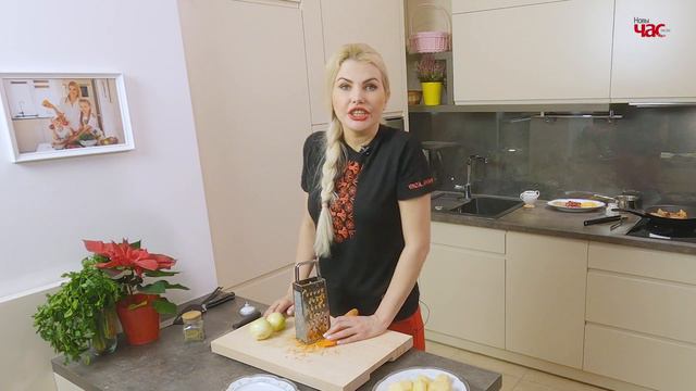 Груца з шальбабонам. Традыцыйная беларуская страва