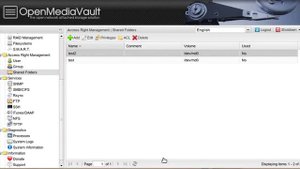 OpenMediaVault - Browse shared folder