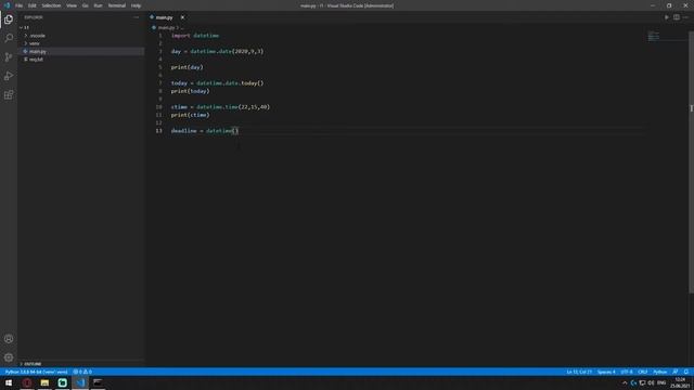 python модуль datetime - python для начинающих смотреть онлайн