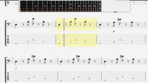 Bizet, Georges   Carmen Metal BASS GUITAR TABLATURE