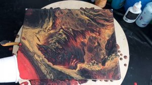 Мастер- класс: техника Fluid Art на холсте, рисование жидким акрилом. Acrylic Pouring tutorial.