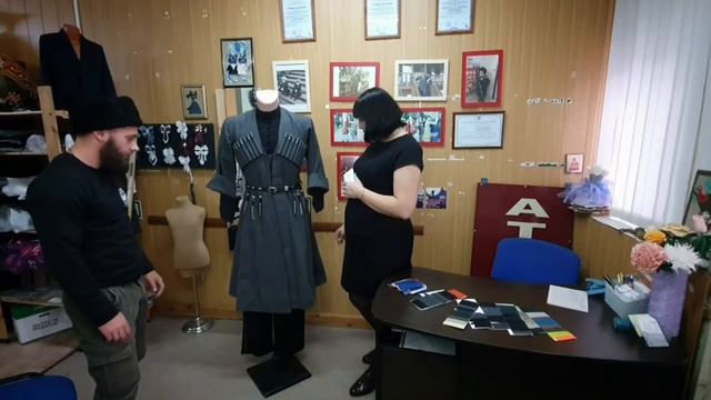 Одежда казака - черкеска ШВХКО"Корогод" фланкировка шашкой