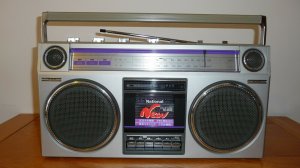 NATIONAL RX-5025 Stereo Radio Cassette Recorder.