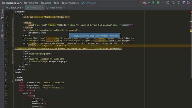 laravel 5 4 and vuejs 2 2 x simple collapsing  side bar using vue