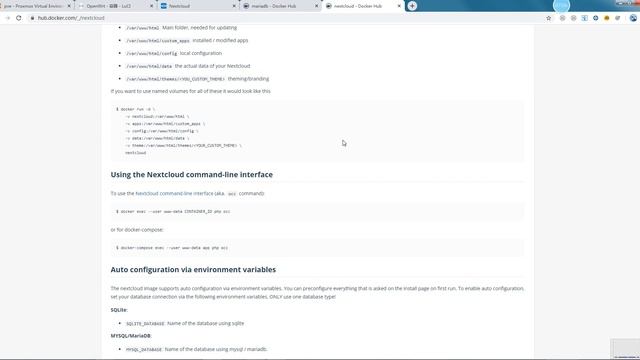 nextcloud的安装（mariadb数据库）（docker方法） смотреть онлайн