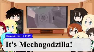 Girls und Panzer and GATE react to Godzilla vs Destoroyah | Gacha Club Reaction Part 25 ( 2/2 )
