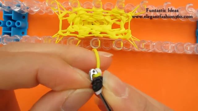 Rainbow Loom Angry Birds(Yellow Bird) 3D Charms - How to Loom Bands Tutorial by Elegant Fashion 360 смотреть онлайн